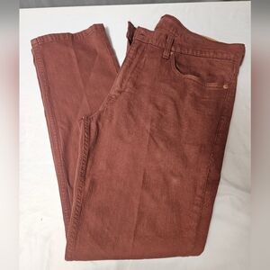 Levis 514 Straight Leg Etruscan Red Jeans Regular Fit Grunge Size 34/30!